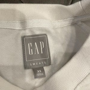 Gap White Sweat Shirt (XS) NWT